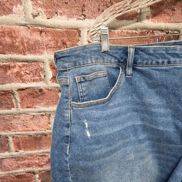 Women's AVA & VIV High Rise Stretch Denim Shorts‎ 22W - Picture 3 of 7